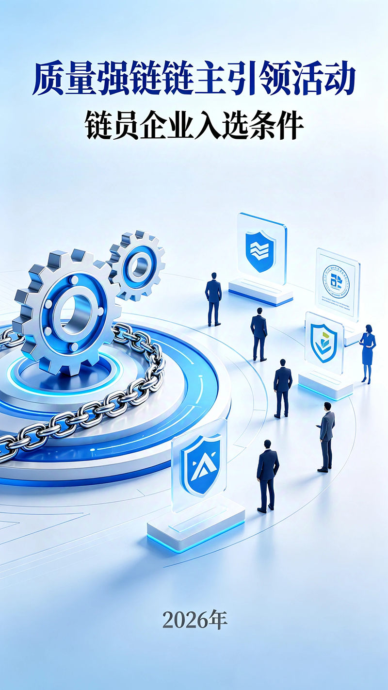 质量强链链主引领活动链员企业入选条件